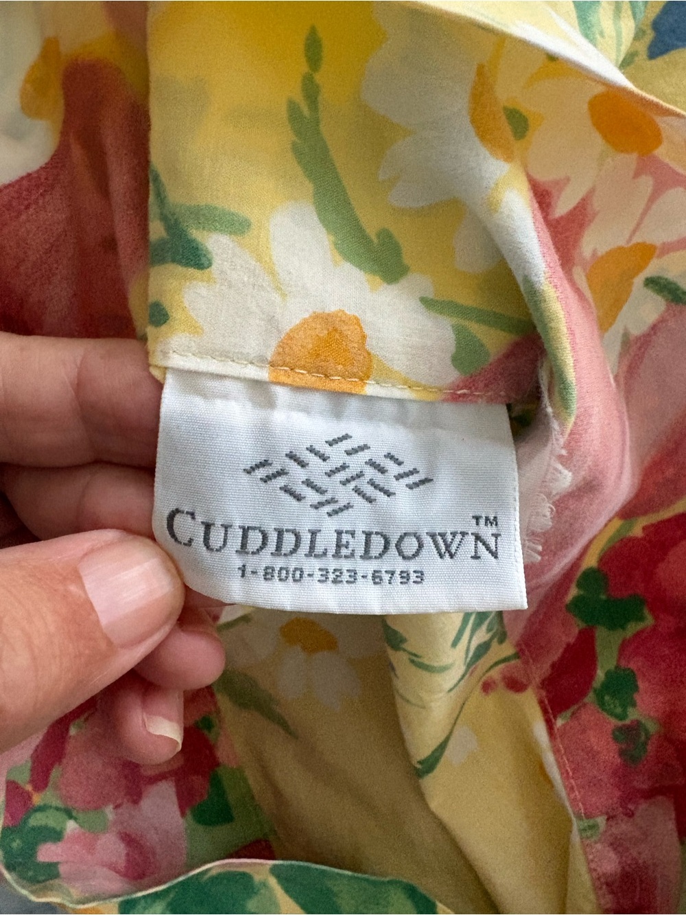 Cuddledown sheet set vintage, yellow floral cottage core chintz pattern
